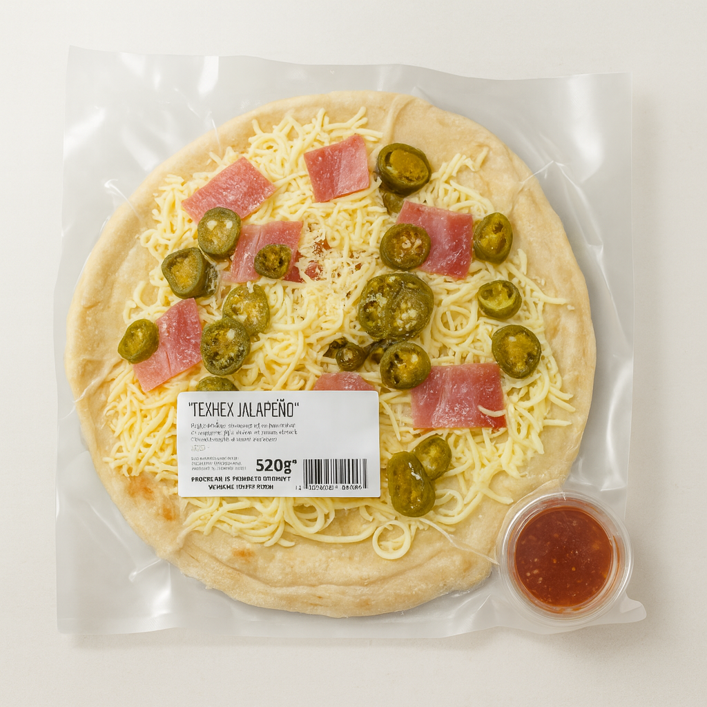 Pizza TexMex Jalapeño 30cm - Congelada 12