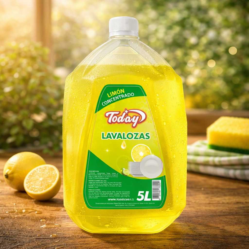 Lavaloza Concentrado Limon 5 L (1 unidad)