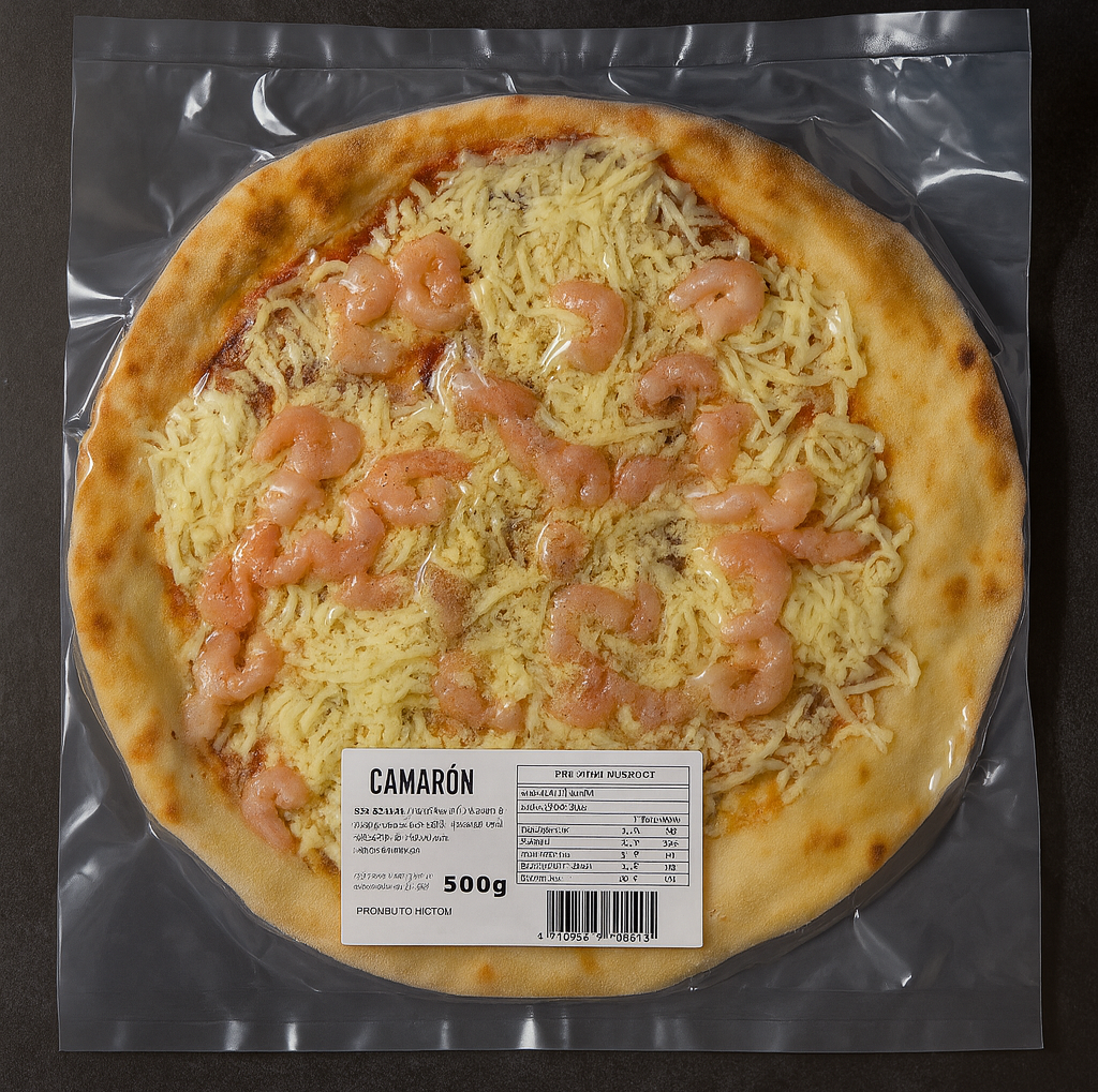 Pizza Camarón 30cm - Congelada 15