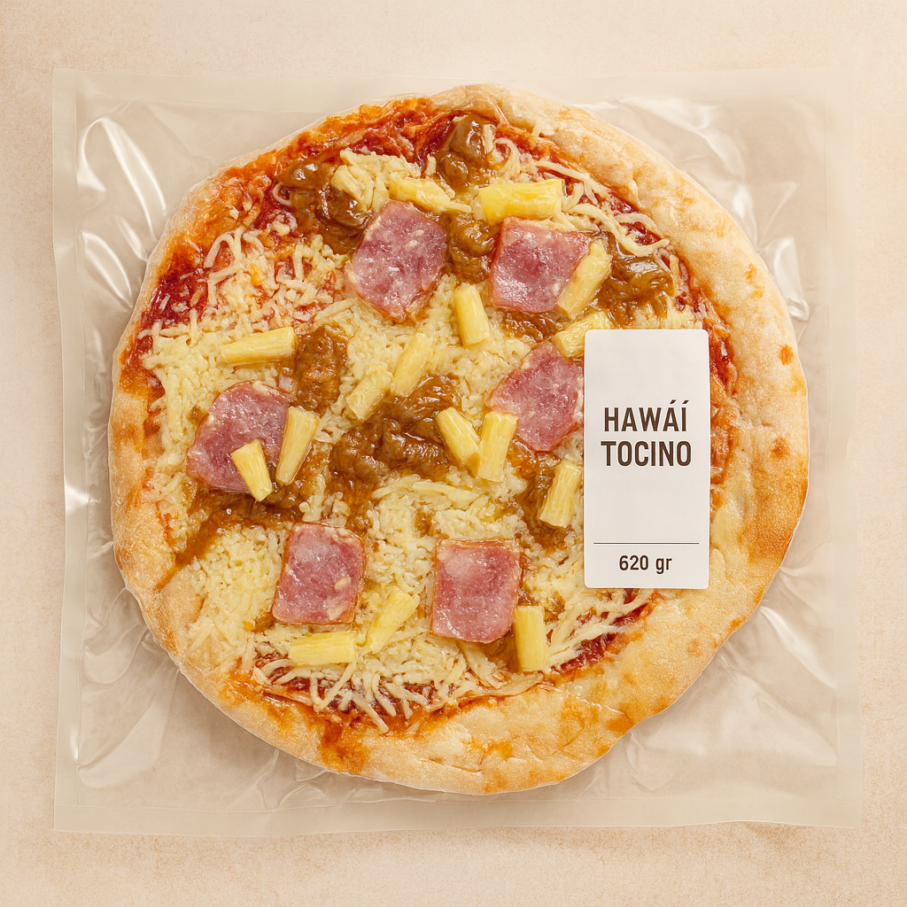 Pizza Hawaii Tocino 30cm - Congelada 12
