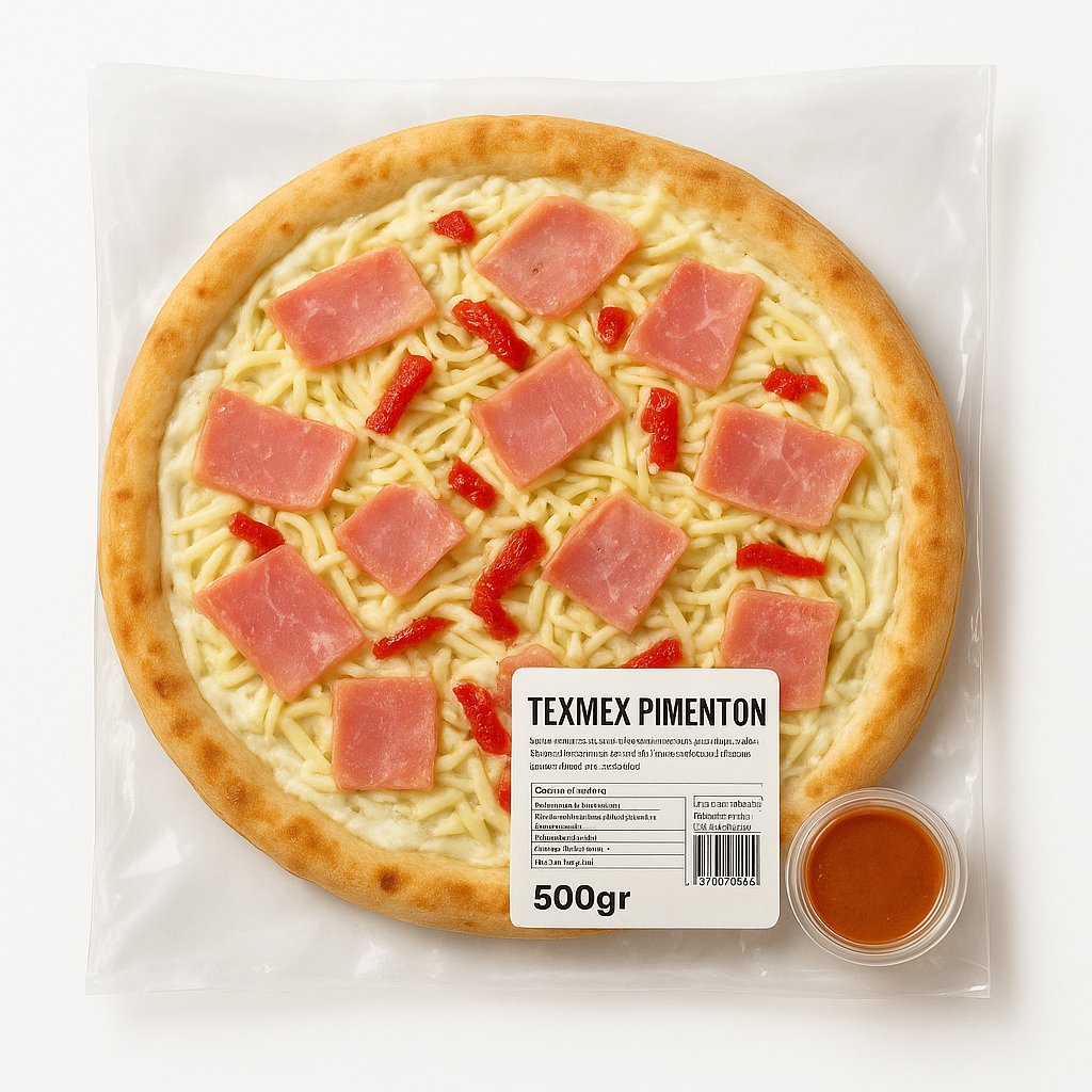 Pizza TexMex Pimenton 30cm - Congelada 12