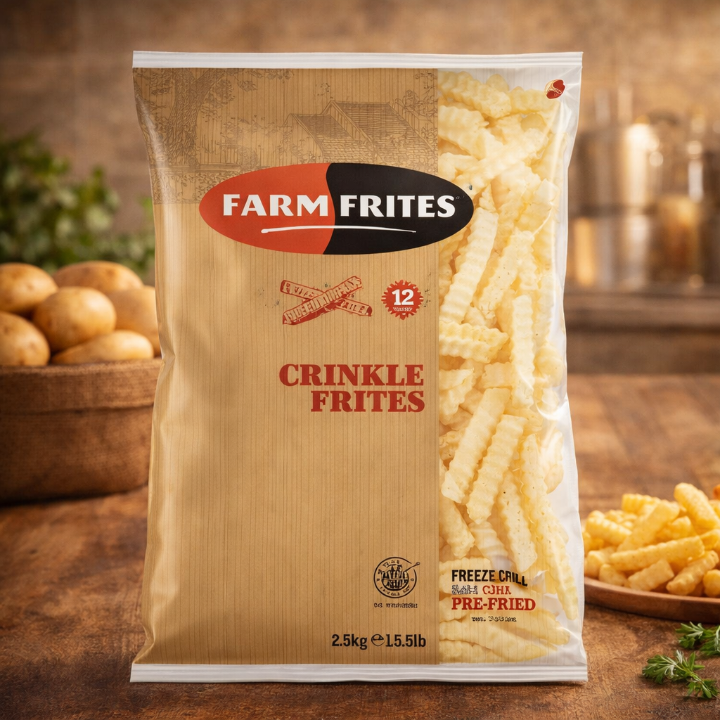 Papas Fritas Congeladas Crinkle