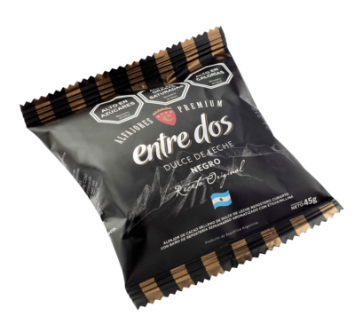 Alfajor Entre Dos Negro 45 gramos