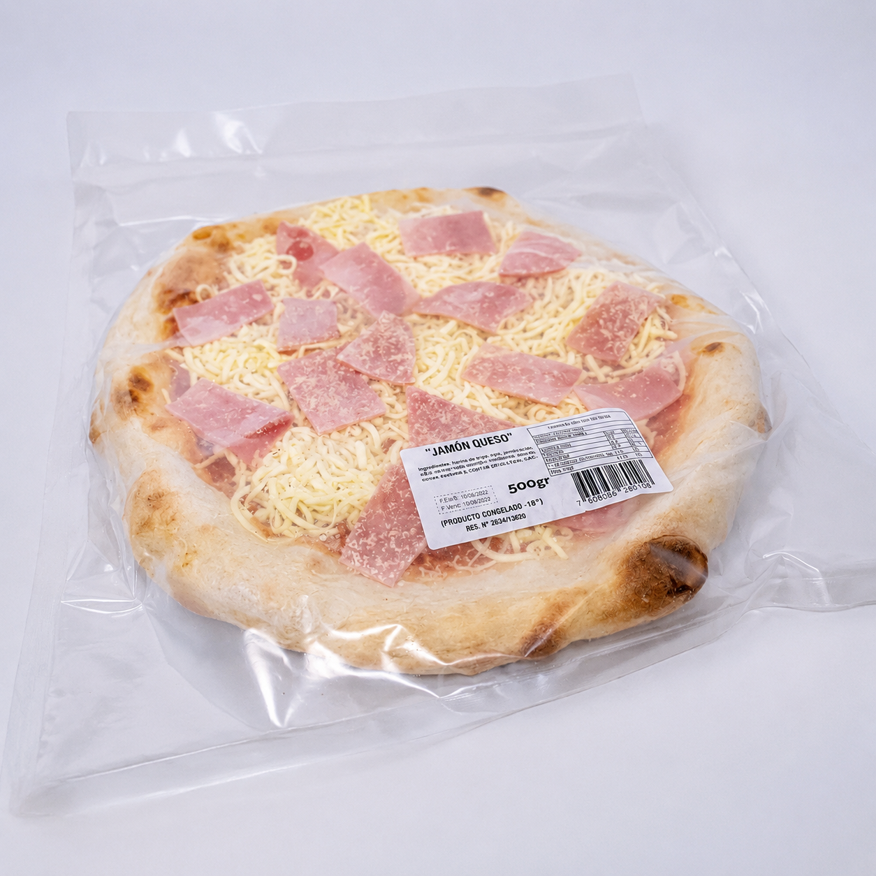 Pizza Jamon Queso 30cm - Congelada